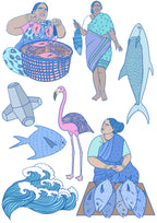 Koli Fisherman Sticker Pack