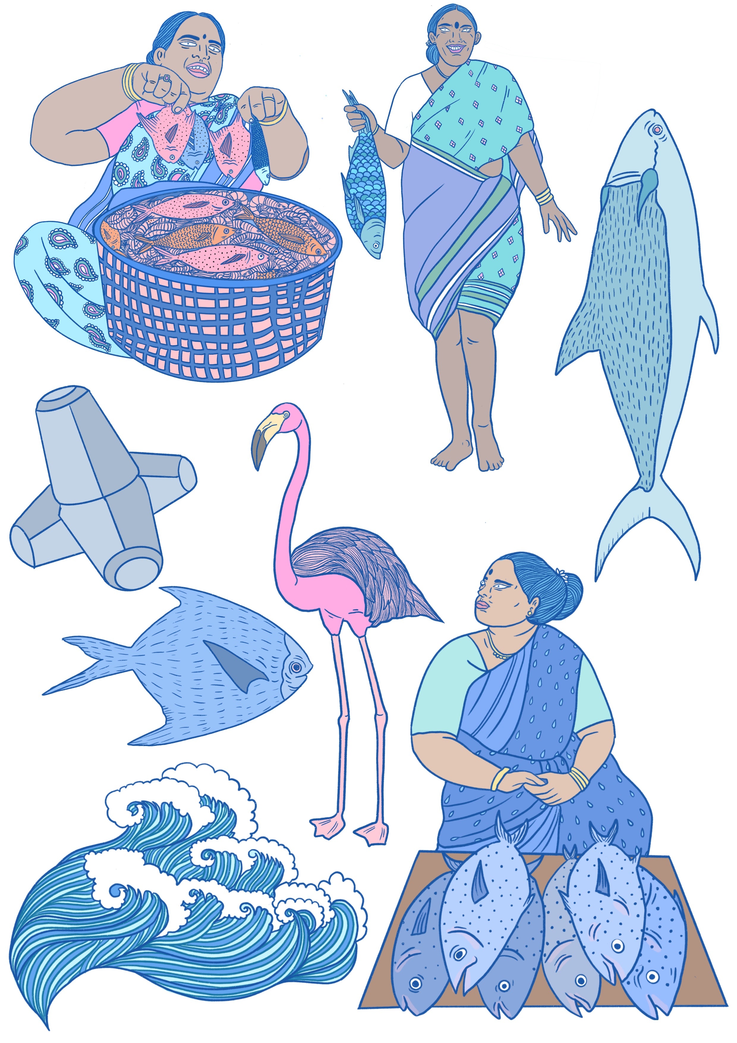 Koli Fisherman Sticker Pack